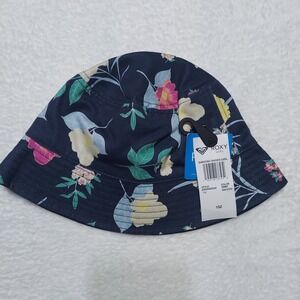 Roxy Bucket Hat Girl 1SZ Blue New Floral Dancing Shoes ERGHA03244